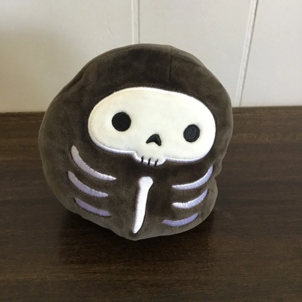 Squishmallow Halloween Otto The Grim Reaper and Stix The Skeleton 5” Flipamallow